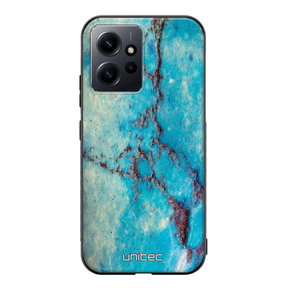 Xiaomi Redmi Note 12 4G marmori suojakuoret - Turquoise Marble - Ei