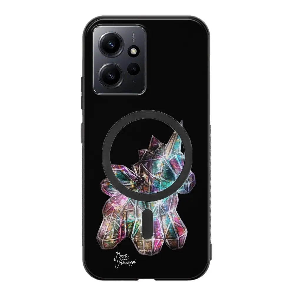 Xiaomi Redmi Note 12 4G unicorn suojakuoret - Musta - Noora Kämppi