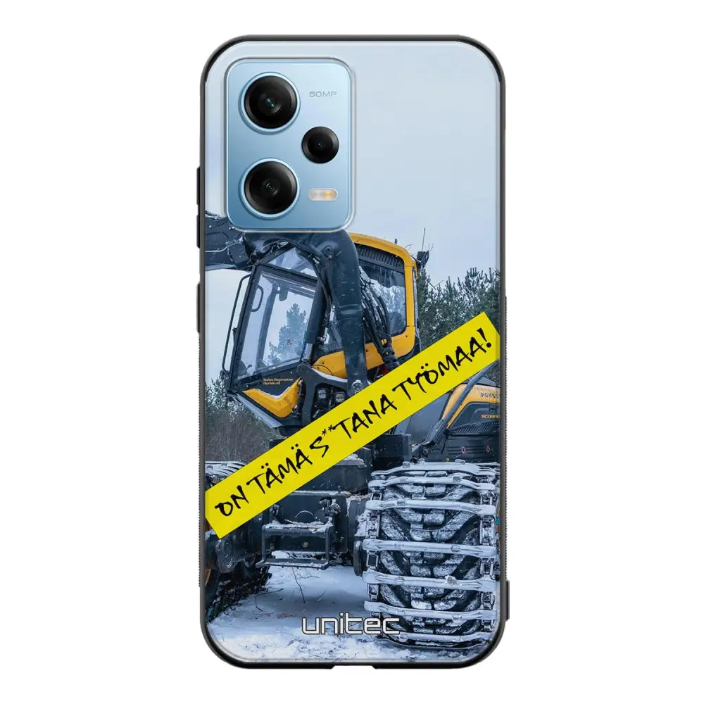 Xiaomi Redmi Note 12 5G meemi suojakuoret - Työmaa - Ei