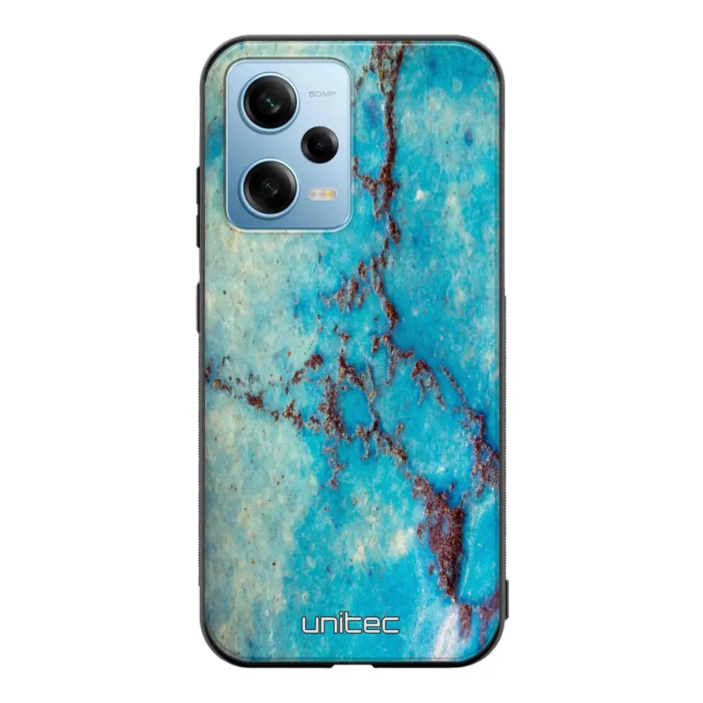 Xiaomi Redmi Note 12 Pro marmori suojakuoret - Turquoise Marble - Ei