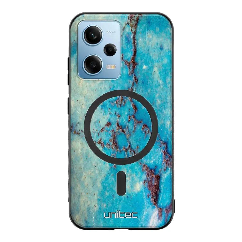 Xiaomi Redmi Note 12 Pro marmori suojakuoret - Turquoise Marble