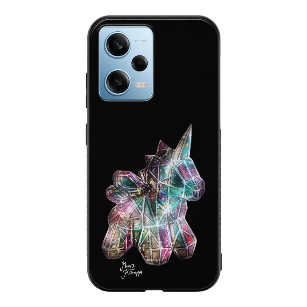 Xiaomi Redmi Note 12 Pro unicorn suojakuoret - Musta - Noora Kämppi - Ei