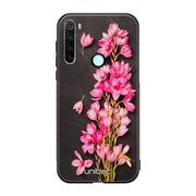 Xiaomi Redmi Note 8T kukka suojakuoret - Pink Flowers - Ei