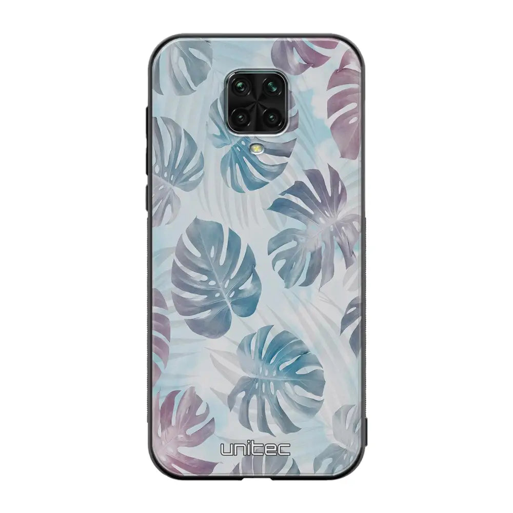 Xiaomi Redmi Note 9 Pro kukka suojakuoret - Monstera Texture - Ei
