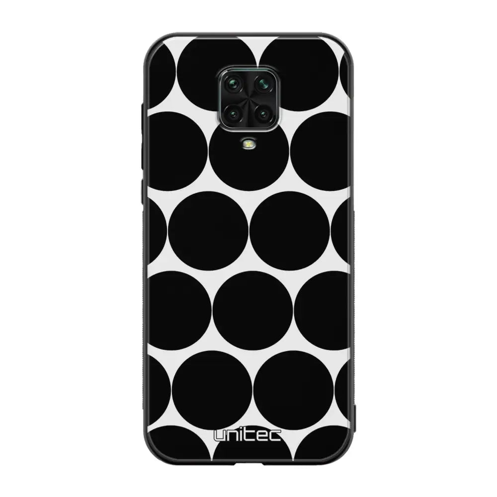 Xiaomi Redmi Note 9 Pro pallo suojakuoret - Musta Pallo - Ei