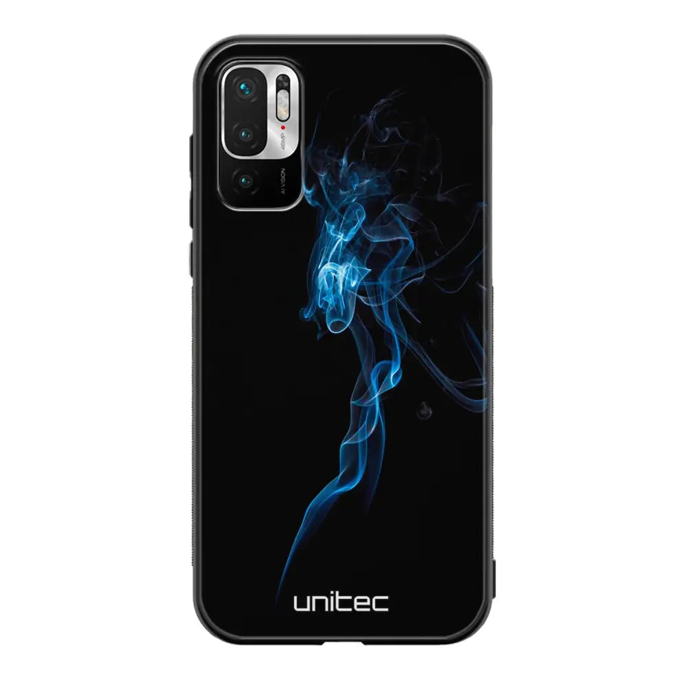 Xiaomi Redmi Note 9 Pro suojakuoret - Blue Smoke On Black - Ei