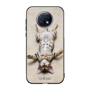 Xiaomi Redmi Note 9T kissa suojakuoret - Relaxing Cat - Ei