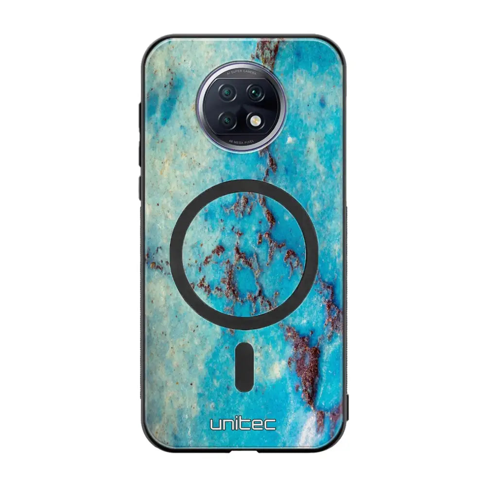 Xiaomi Redmi Note 9T marmori suojakuoret - Turquoise Marble