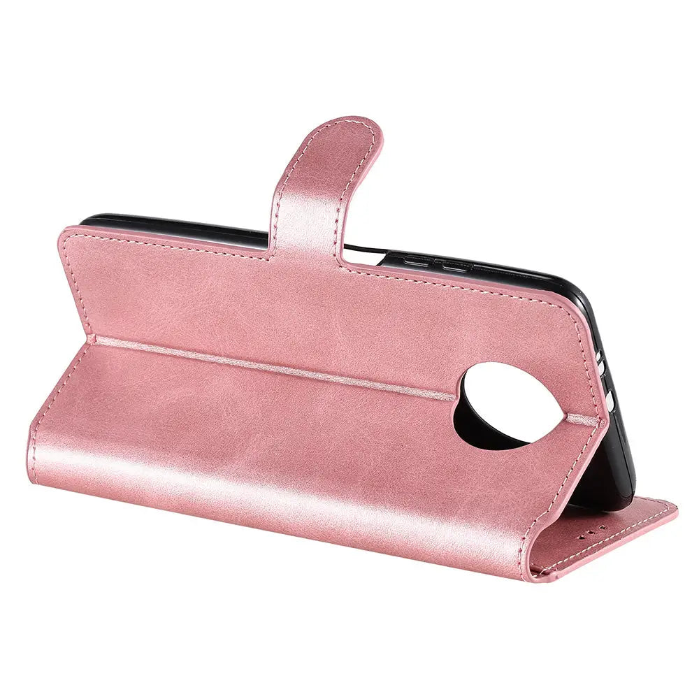 Xiaomi Redmi Note 9T Unitec Lompakko Suojakotelo Ruusukulta