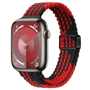 Apple Watch 38/40/41 mm Flexibelt nylonarmband – Röd