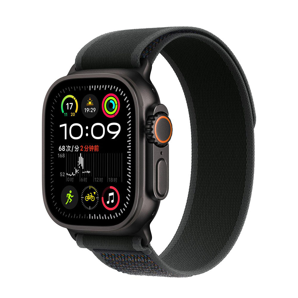 Apple Watch Trail ranneke 38/40/41 mm - Musta-Harmaa