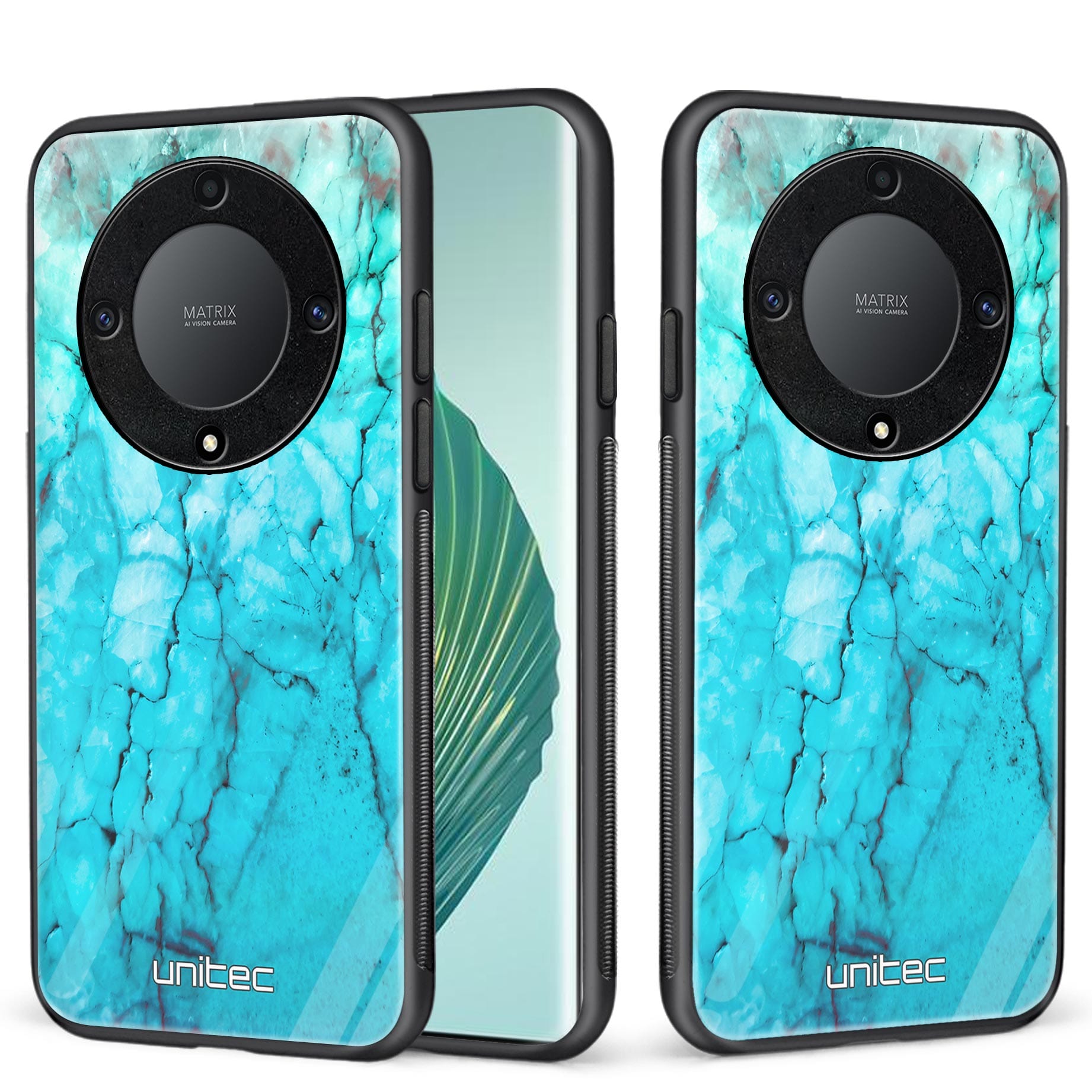 Honor Magic 5 Lite Unitec Suojakuori - Icy Marble