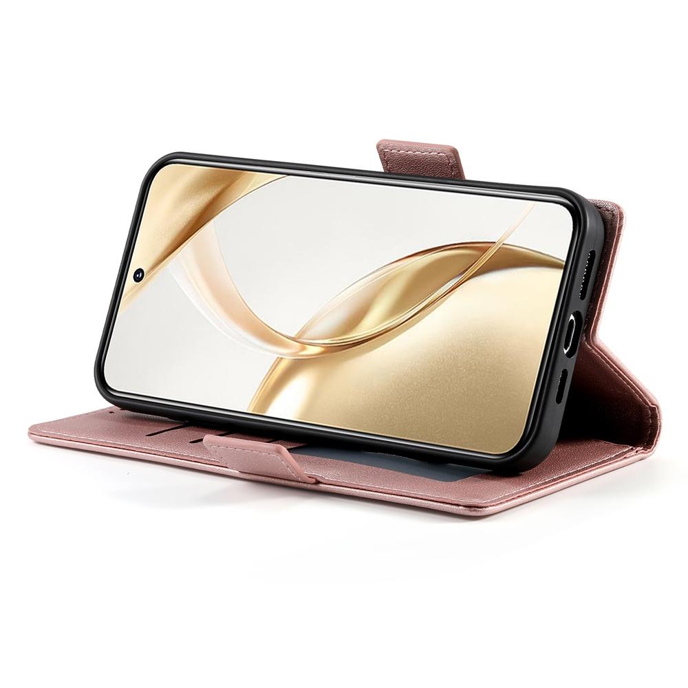 Honor 400 Pro Lompakko Suojakotelo - Ruusukulta