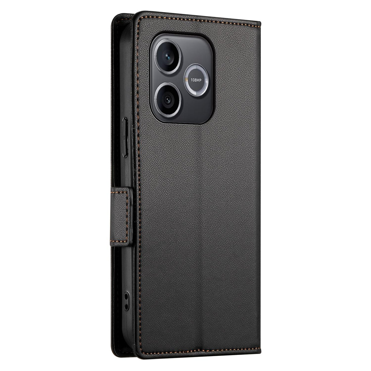 Honor 600 Lite Lompakko Suojakotelo - Musta