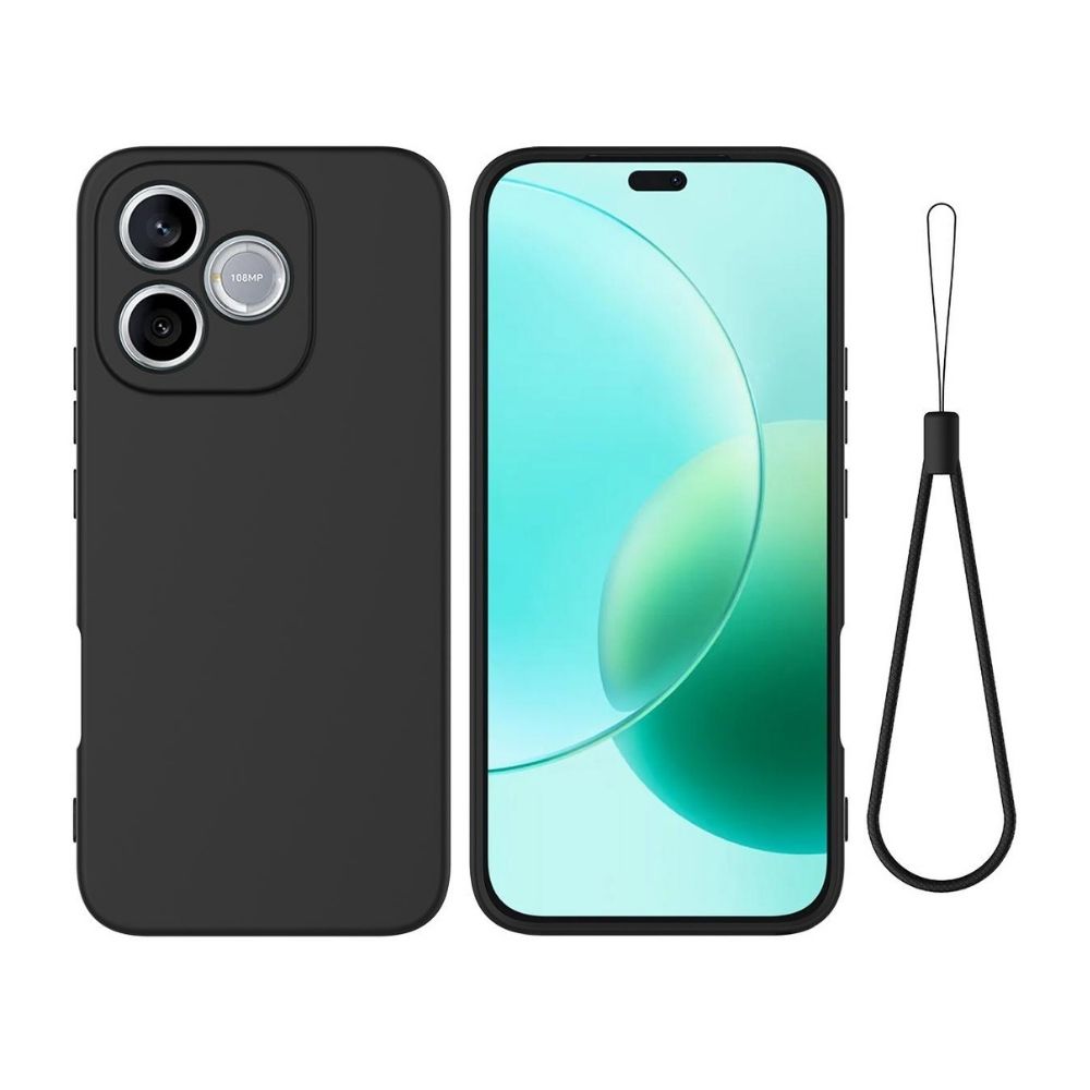 Honor 600 Lite Silikonisuoja - Musta
