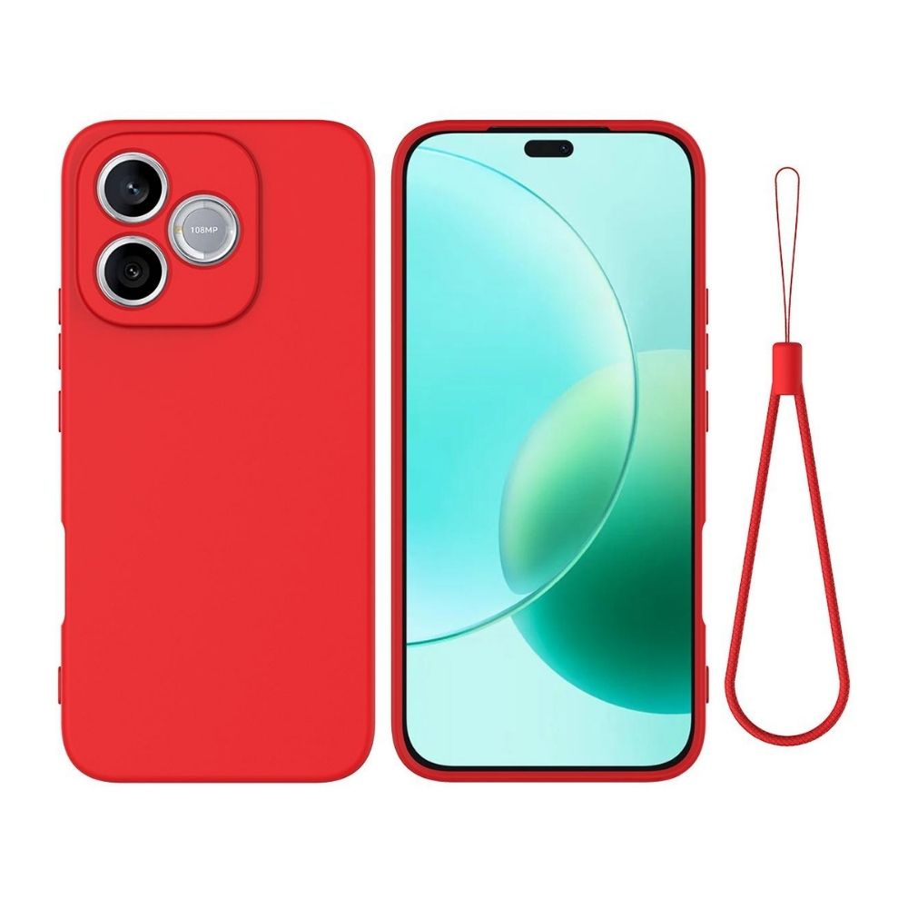 Honor 600 Lite Silikonisuoja - Punainen