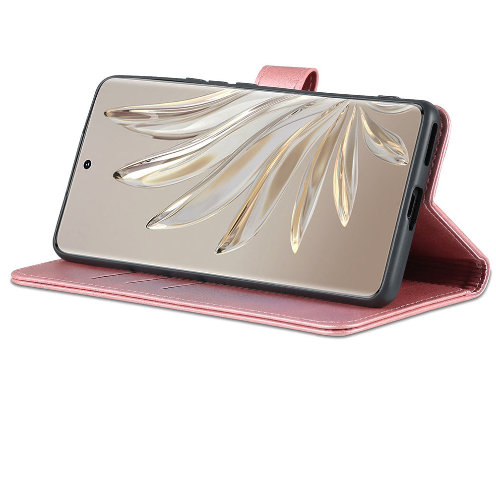 Honor 70 Lompakko Suojakuori - Ruusukulta (AZNS)