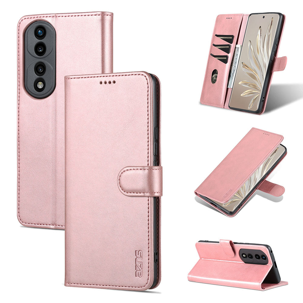 Honor 70 Lompakko Suojakuori - Ruusukulta (AZNS)