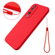 Honor 90 5G Silikonikuori - Punainen