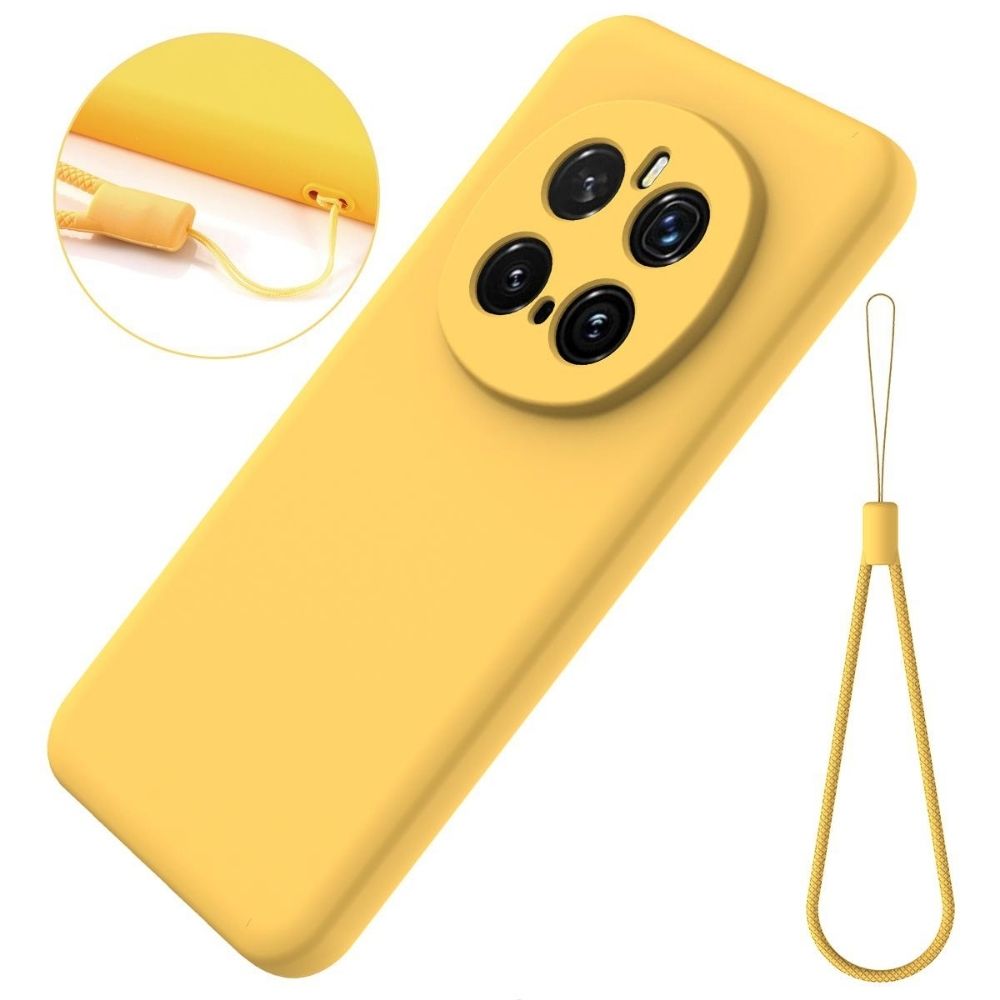 Honor Magic 7 Pro Silikonikuori – Keltainen