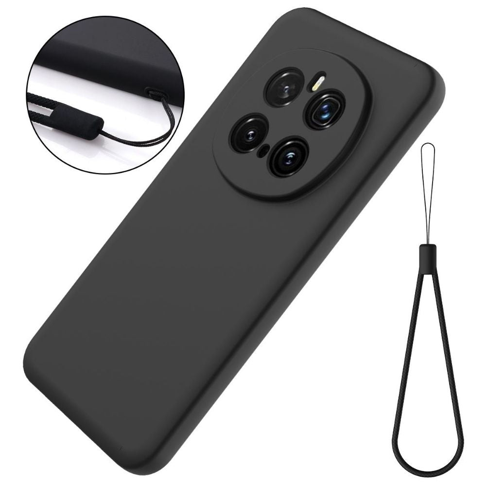 Honor Magic 7 Pro Silikonikuori – Musta