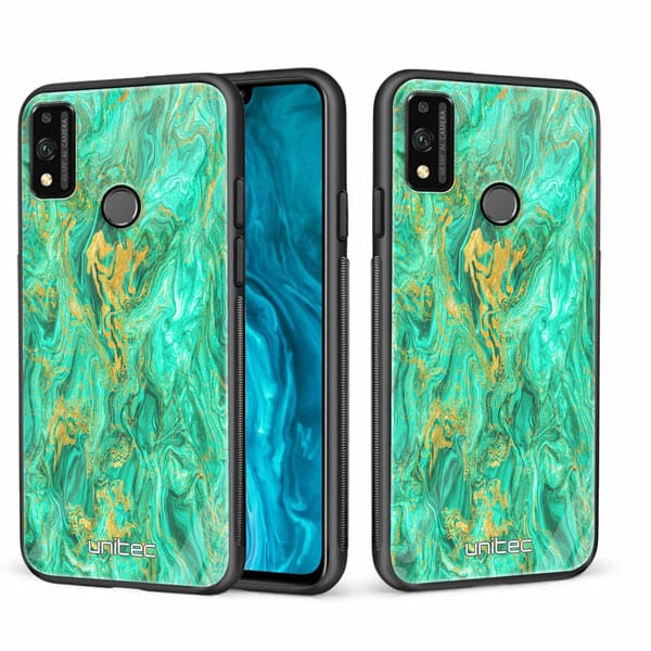 Huawei Honor 9X Lite unitec suojakuori 2 Aqua Mint