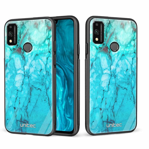 Huawei Honor 9X Lite unitec suojakuori 2 Icy Marble