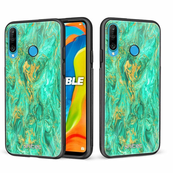 Huawei P30 Lite unitec suojakuori 2 Aqua Mint