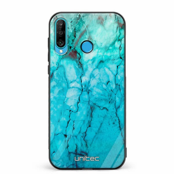 Huawei P30 Lite unitec suojakuori Icy Marble