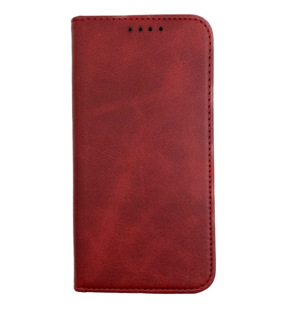 iPhone 12 / 12 Pro Lompakko Suojakotelo Punainen