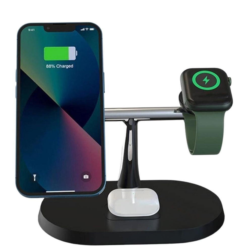 Langaton MagSafe latausasema 3 in 1 - Valkoinen