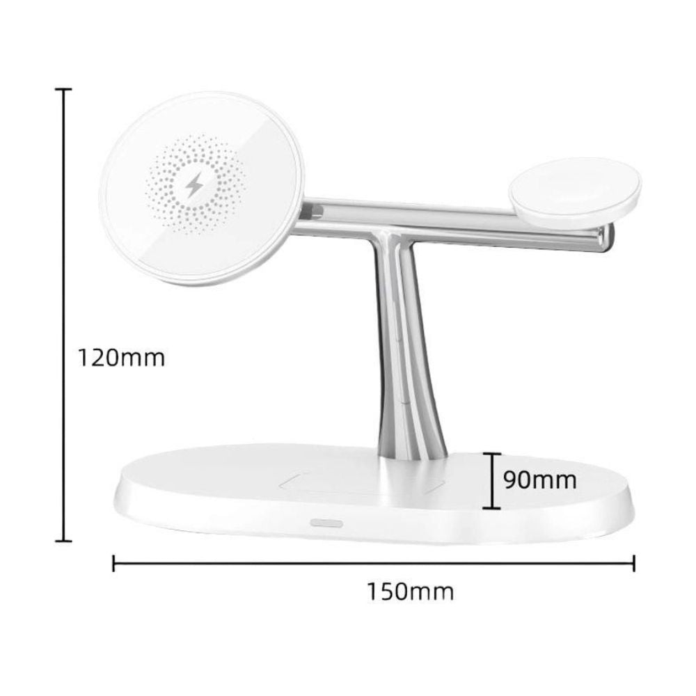 Langaton MagSafe latausasema 3 in 1 - Valkoinen