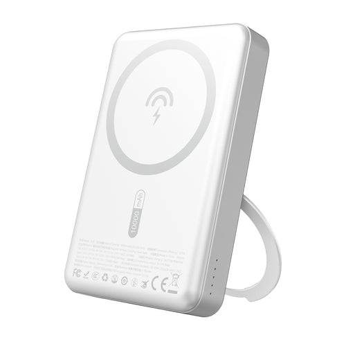 MagSafe Powerbank / Varavirtalähde Jalustalla 10000mAh – Hopea