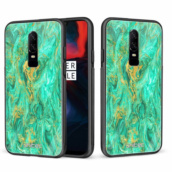 OnePlus 6 unitec suojakuori 2 Aqua Mint