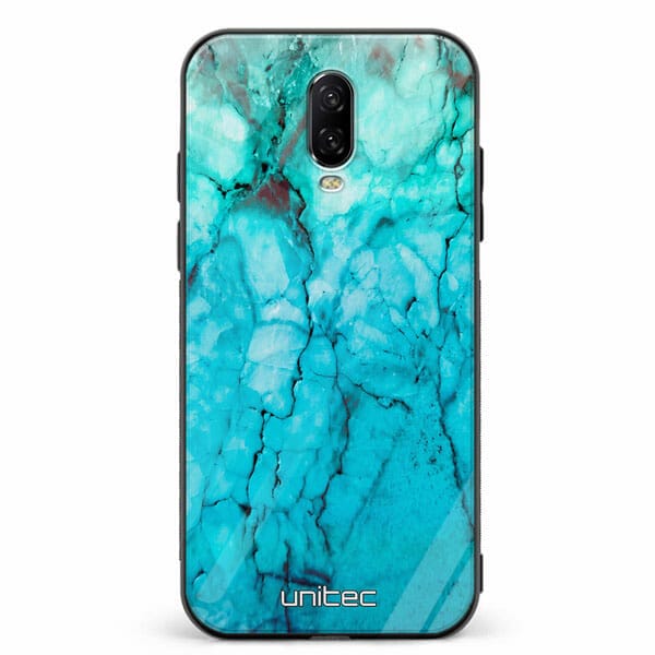 OnePlus 6T unitec suojakuori Icy Marble