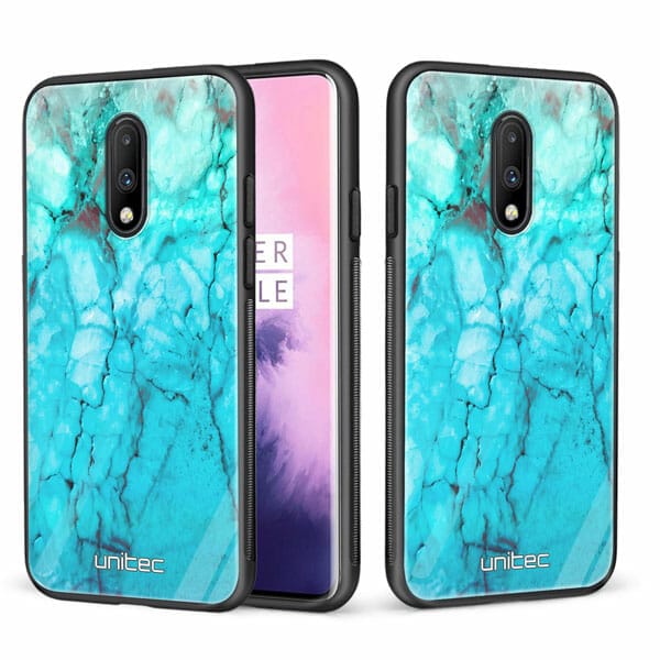 OnePlus 7 unitec suojakuori 2 Icy Marble