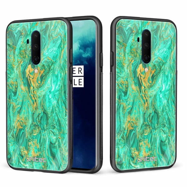 OnePlus 7T Pro unitec suojakuori 2 Aqua Mint