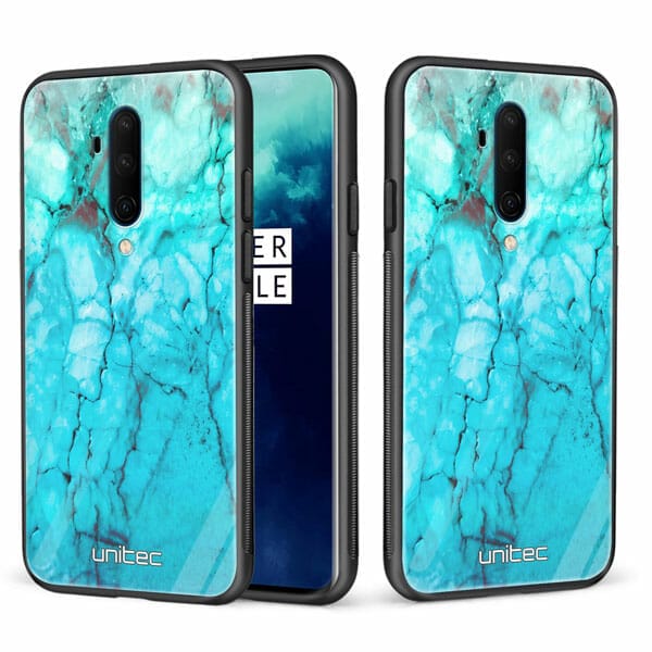 OnePlus 7T Pro unitec suojakuori 2 Icy Marble
