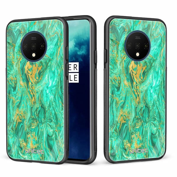 OnePlus 7T unitec suojakuori 2 Aqua Mint