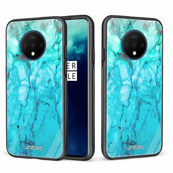 OnePlus 7T unitec suojakuori 2 Icy Marble