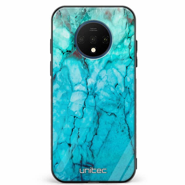 OnePlus 7T unitec suojakuori Icy Marble