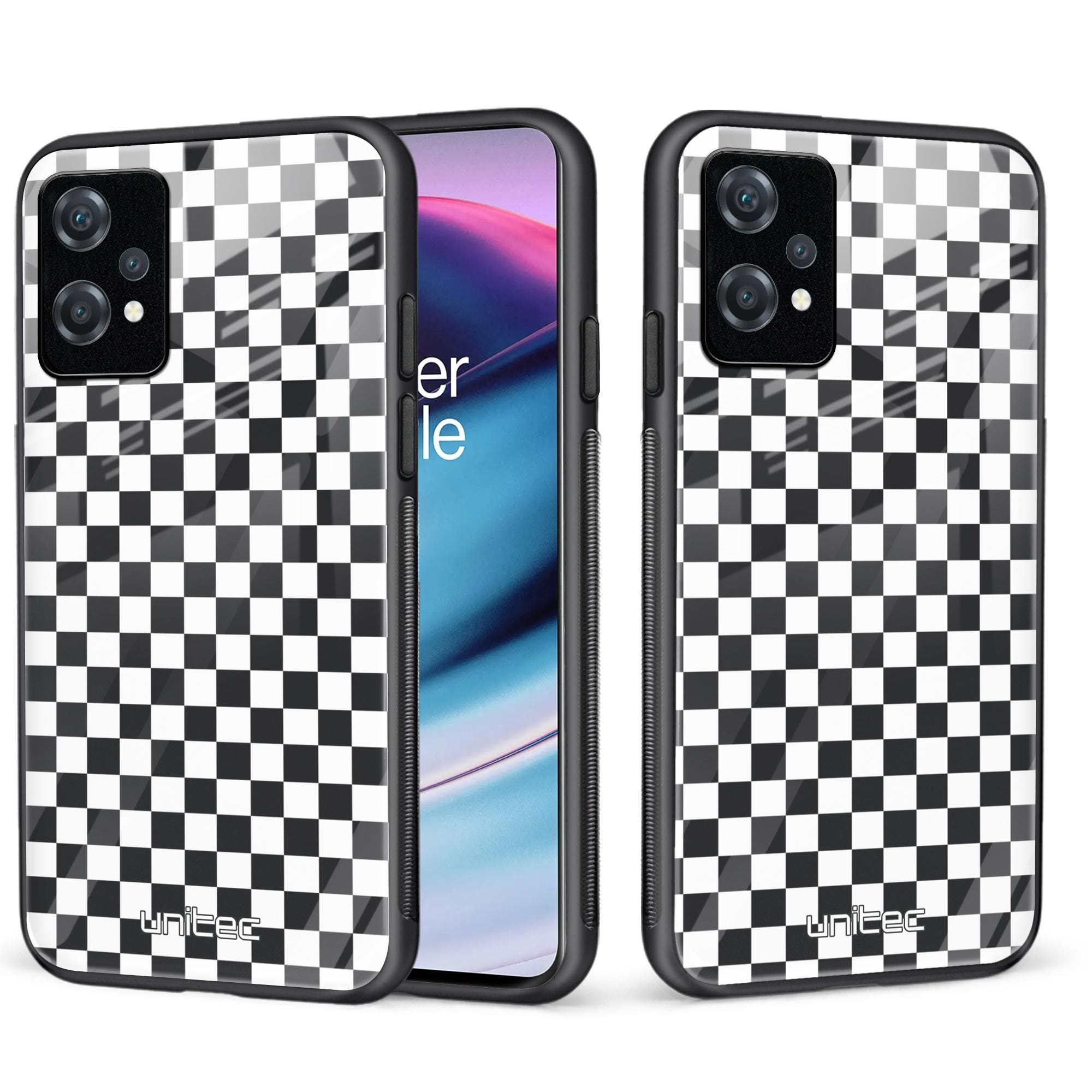 OnePlus Nord CE 2 Lite 5G Unitec skyddsskal, Svart och vit