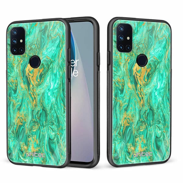 OnePlus Nord N10 5G unitec suojakuori 2 Aqua Mint