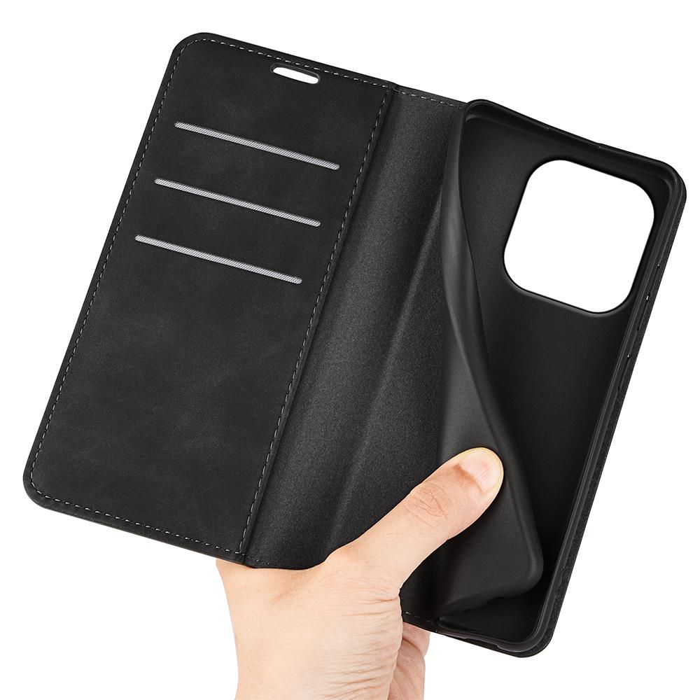 OnePlus 15 Lompakko Suojakotelo Unitec - Musta