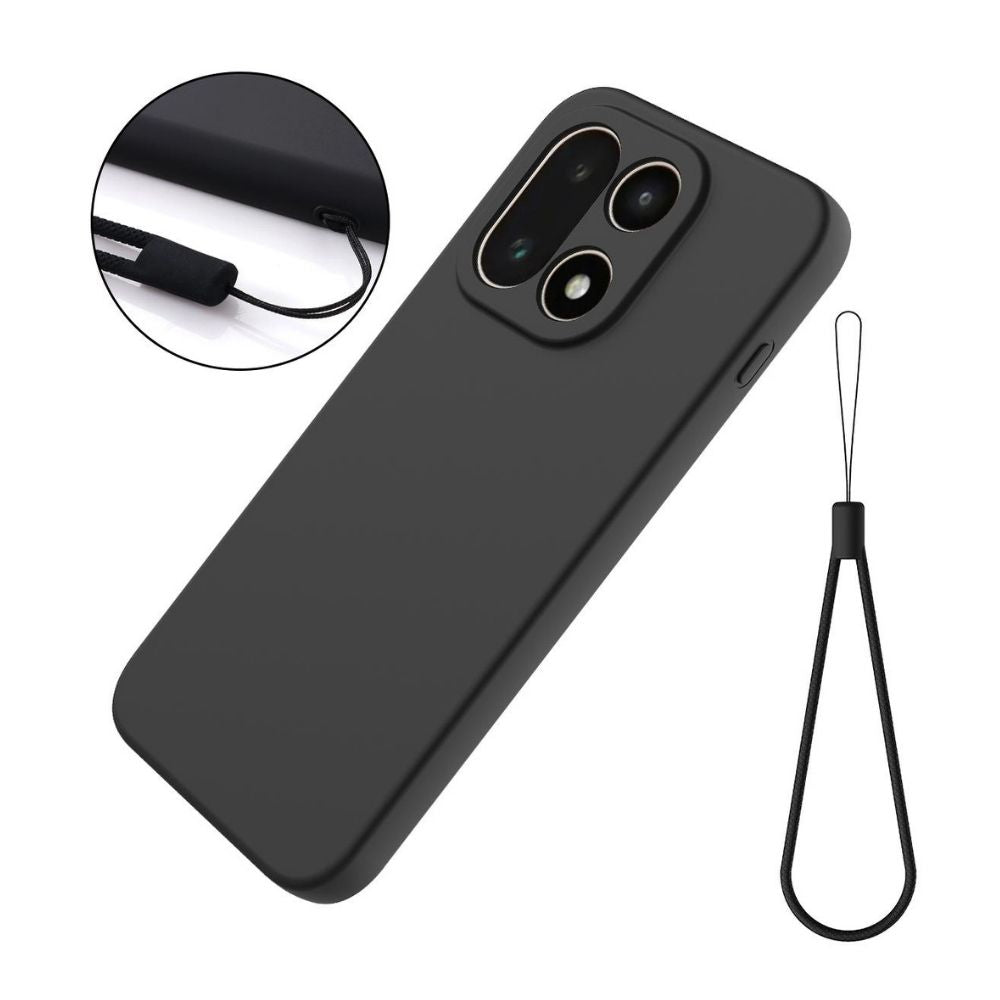 OnePlus 15 Silikonikuori - Musta