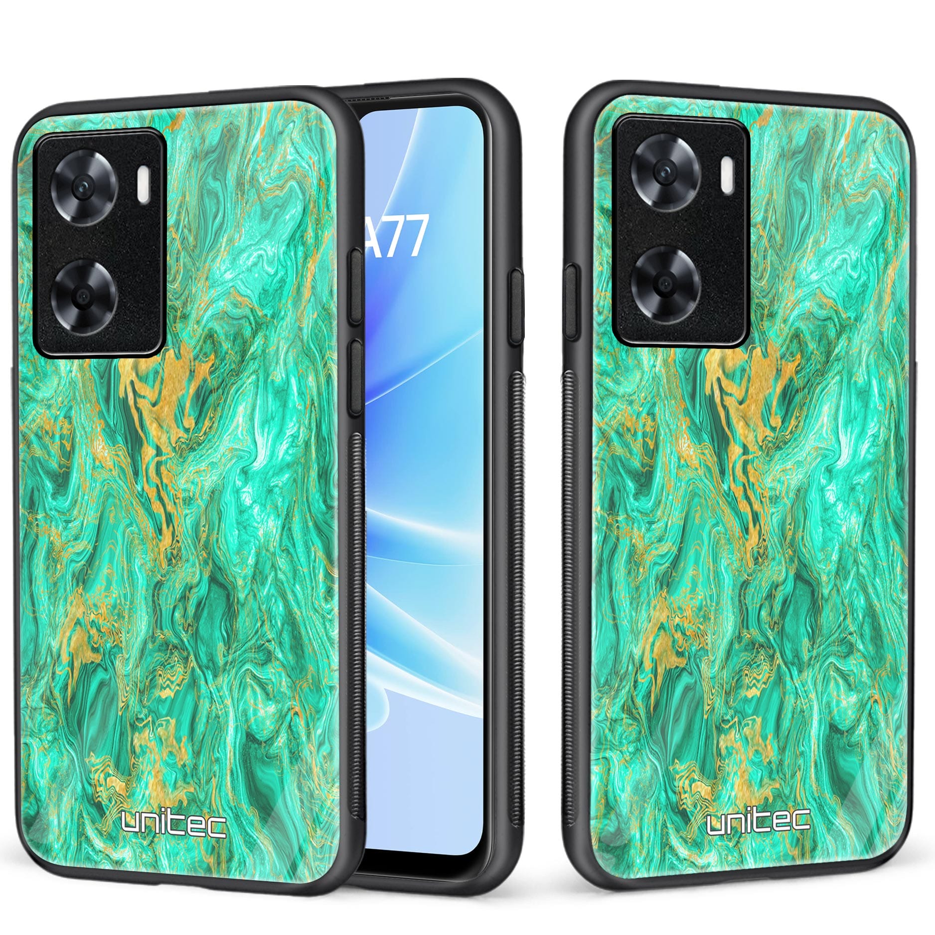 Oppo A77 Unitec-skal - Aqua Mint