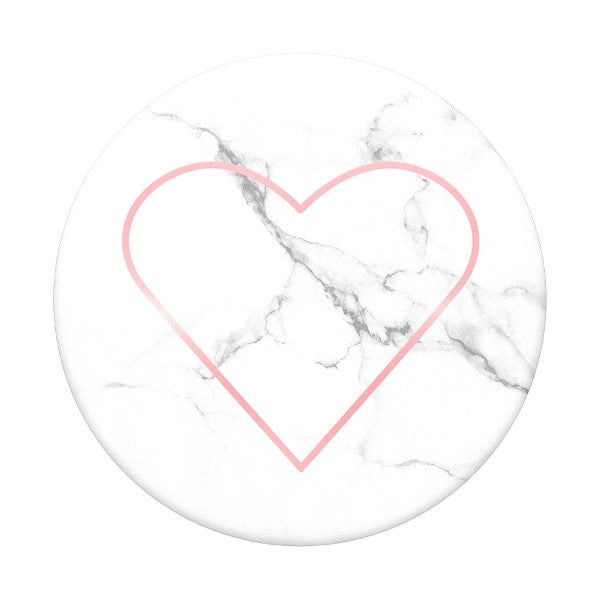 Popsocket Original – Marmori valkoinen Stoney Heart