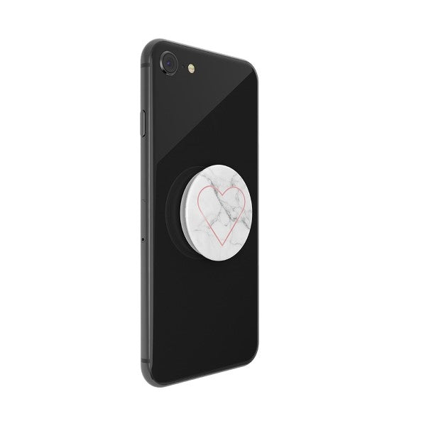 Popsocket Original – Marmori valkoinen Stoney Heart