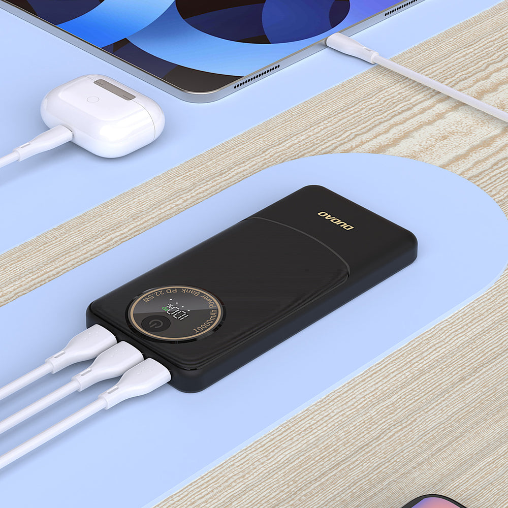 Powerbank Varavirtalähde 20000mAh - Musta (Dudao)