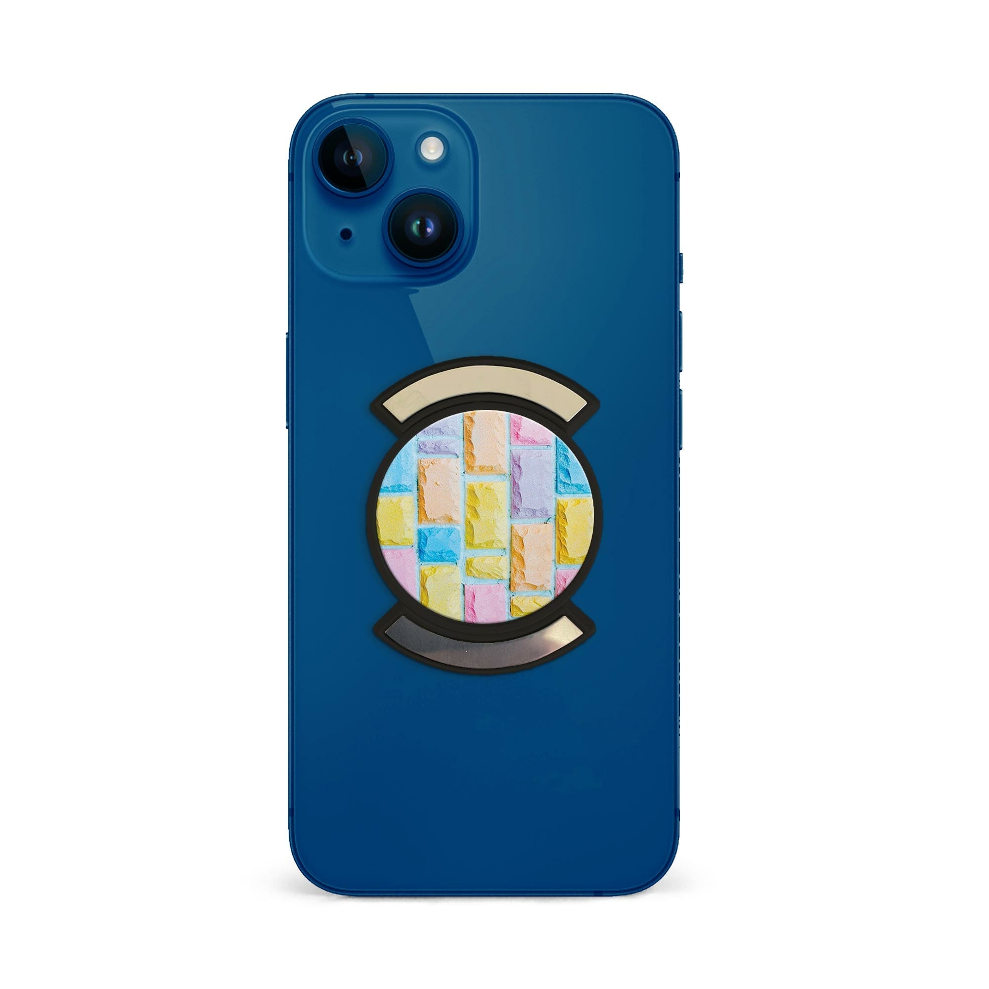 Telefonhållare, Färgglada Klossar - Svart